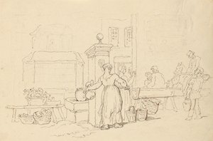 Rysunek z albumu autorstwa Thomas Rowlandson