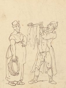 Rysunek z albumu autorstwa Thomas Rowlandson