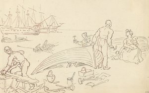 Rysunek z albumu autorstwa Thomas Rowlandson