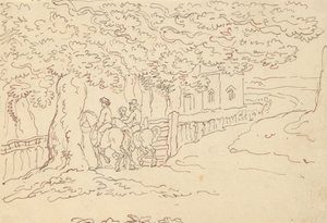Rysunek z albumu autorstwa Thomas Rowlandson