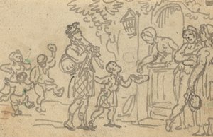 Rysunek z albumu autorstwa Thomas Rowlandson
