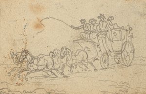 Rysunek z albumu autorstwa Thomas Rowlandson