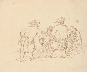 Rysunek z albumu autorstwa Thomas Rowlandson