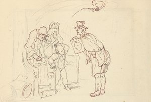 Rysunek z albumu autorstwa Thomas Rowlandson