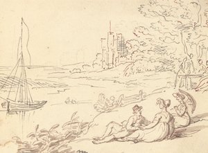 Rysunek z albumu autorstwa Thomas Rowlandson
