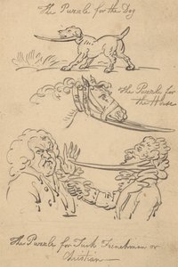 Rysunek z albumu autorstwa Thomas Rowlandson