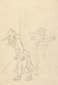 Rysunek z albumu autorstwa Thomas Rowlandson