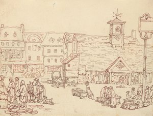 Rysunek z albumu autorstwa Thomas Rowlandson