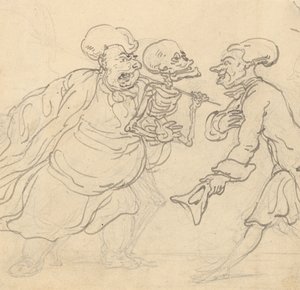 Rysunek z albumu autorstwa Thomas Rowlandson