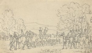 Rysunek z albumu autorstwa Thomas Rowlandson