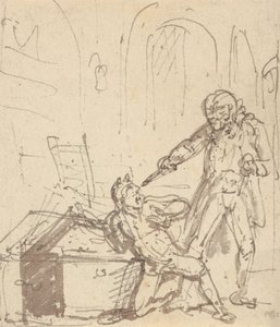 Rysunek z albumu autorstwa Thomas Rowlandson