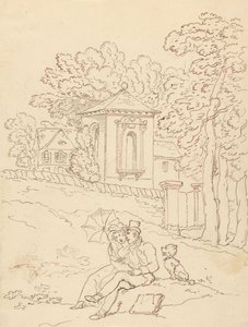 Rysunek z albumu autorstwa Thomas Rowlandson
