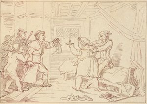 Rysunek z albumu autorstwa Thomas Rowlandson