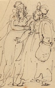 Rysunek z albumu autorstwa Thomas Rowlandson