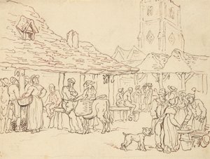 Rysunek z albumu autorstwa Thomas Rowlandson