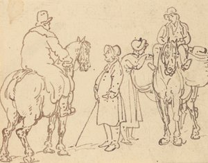 Rysunek z albumu autorstwa Thomas Rowlandson