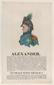 Aleksander, kwiecień 1814., kwiecień 1814. autorstwa Thomas Rowlandson