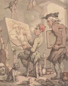 Pracownia artysty autorstwa Thomas Rowlandson