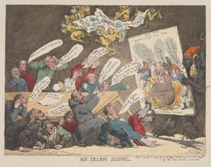 Irlandzki wycie autorstwa Thomas Rowlandson