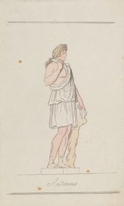 Antinous jako Aristaeus autorstwa Thomas Rowlandson