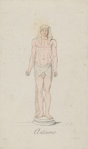 Antinous jako Ozyrys autorstwa Thomas Rowlandson