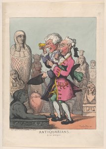 Antykwariusze a la Greque, 14 lipca 1805 r., 14 lipca 1805 r. autorstwa Thomas Rowlandson