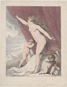 Ariadna porzucona przez Tezeusza, 1790-99., 1790-99. autorstwa Thomas Rowlandson