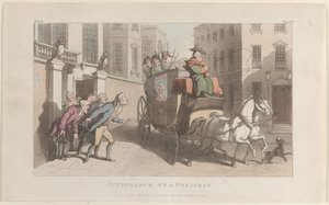 Uczestnictwo w szlachcicu z The Vicar of Wakefield, 1 maja 1817, 1 maja 1817. autorstwa Thomas Rowlandson