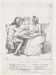 Chciwi kochankowie, 1 sierpnia 1797 r., 1 sierpnia 1797 r. autorstwa Thomas Rowlandson