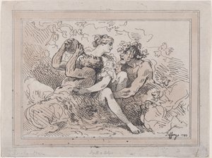 Bachantki, 1786., 1786. autorstwa Thomas Rowlandson