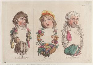 Barberorum, Flora, Lawyerorum, 15 sierpnia 1800 r., 15 sierpnia 1800 r. autorstwa Thomas Rowlandson