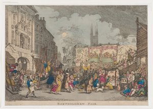 Jarmark Bartłomieja, 1807., 1807. autorstwa Thomas Rowlandson