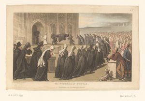 Pogrzeb Syntaxa autorstwa Thomas Rowlandson