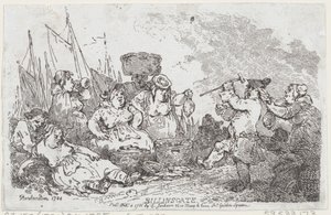 Billingsgate, 4 lutego 1786., 4 lutego 1786. autorstwa Thomas Rowlandson