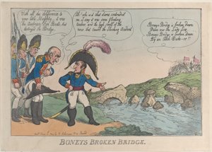 Boneys Broken Bridge, 12 czerwca 1809 r., 12 czerwca 1809 r. autorstwa Thomas Rowlandson