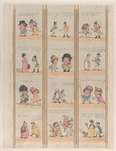 Granice pokoi, Tablica ekstrawagancka 6, 2 maja 1799., 2 maja 1799. autorstwa Thomas Rowlandson