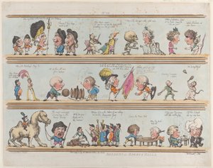 Borders for Rooms & Halls, Tablica 10, 10 lipca 1799., 10 lipca 1799. autorstwa Thomas Rowlandson