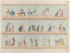 Granice pokoi, tablica 2, 25 marca 1799., 25 marca 1799. autorstwa Thomas Rowlandson