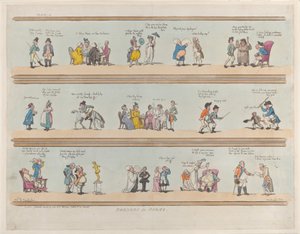 Granice pokoi, tablica 3, 30 marca 1799., 30 marca 1799. autorstwa Thomas Rowlandson