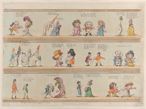 Granice pokoi, płyta 4, 1 kwietnia 1799., 1 kwietnia 1799. autorstwa Thomas Rowlandson