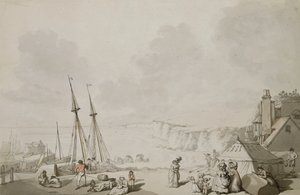 Schody autorstwa Thomas Rowlandson