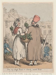 Kup My Moss Roses lub Dainty Sweet wrzośca, 1811., 1811. autorstwa Thomas Rowlandson