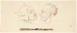 Karykatury: Żądza zmysłowa autorstwa Thomas Rowlandson