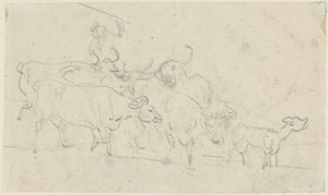 Bydło autorstwa Thomas Rowlandson