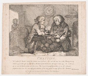 Rozmowa z malowniczymi pięknościami Boswell, część pierwsza, 30 maja 1786 r., 30 maja 1786 r. autorstwa Thomas Rowlandson