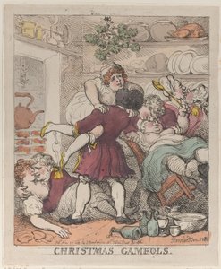 Bożonarodzeniowe Gambole, 30 listopada 1812 r., 30 listopada 1812 r. autorstwa Thomas Rowlandson