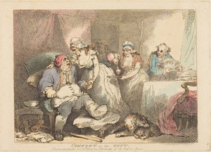 Komfort przy dnie moczanowej autorstwa Thomas Rowlandson