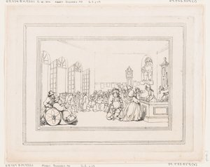 Comforts of Bath, płyta 3, 6 stycznia 1798 r., 6 stycznia 1798 r. autorstwa Thomas Rowlandson