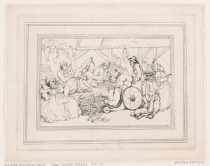„Comforts of Bath”, tablica 4 autorstwa Thomas Rowlandson