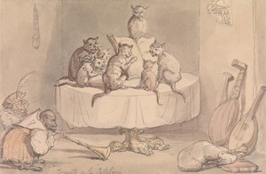 Koncert w stylu Catalani autorstwa Thomas Rowlandson